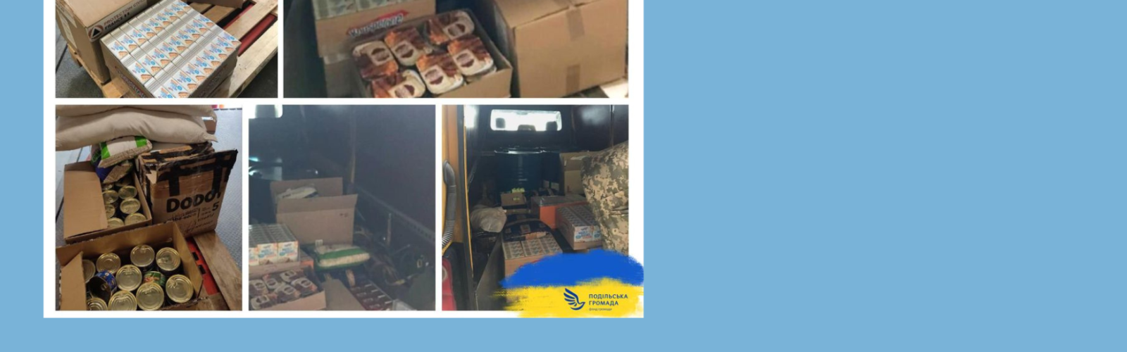 The Podil community handed over 213 kilograms of humanitarian aid to the military