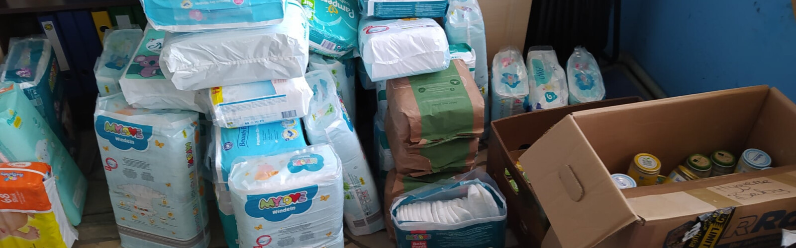 The Berezani community has received humanitarian support from partners.