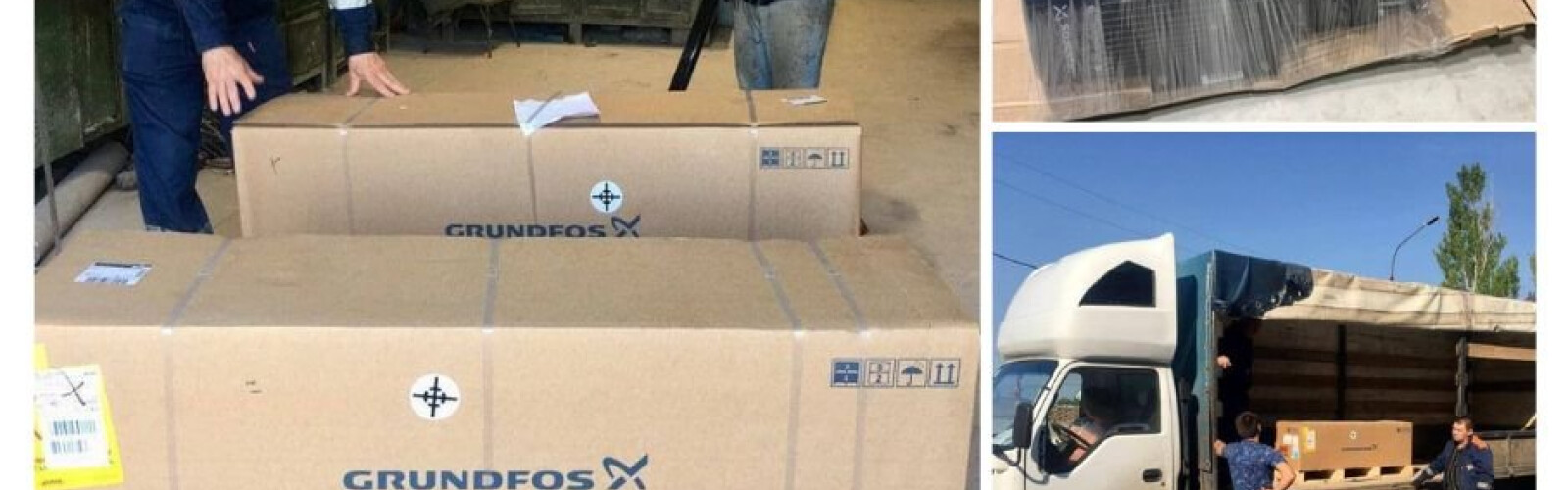 The Danish company "Aarsleff" handed over equipment for the restoration of water supply to the Kramatorsk Waterworks