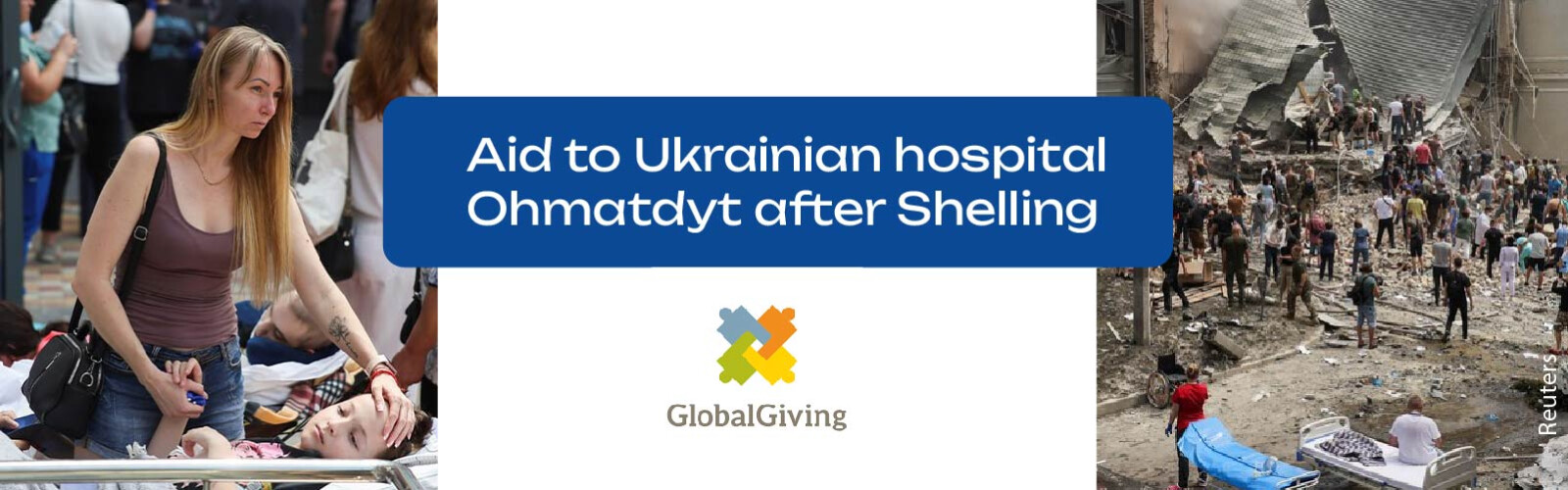 Aid to Ukrainian Hospital Ohmatdyt after Shelling