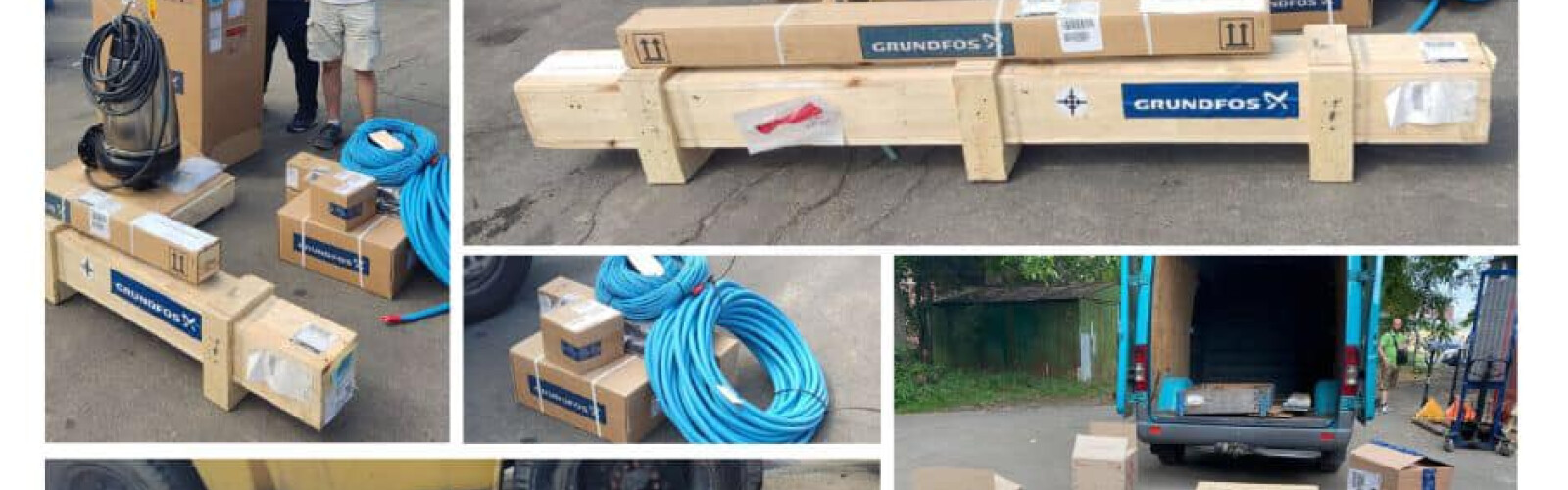 Danish companies handed over equipment to restore water supply in regions affected by hostilities