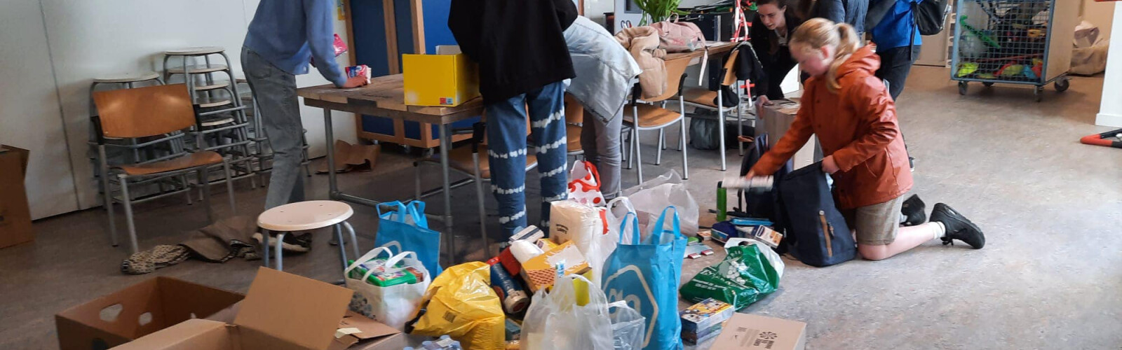 Help from friends from the Netherlands