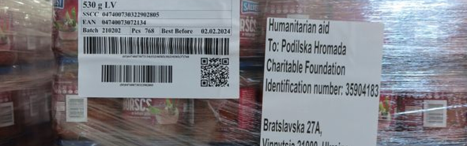 Podilska Hromada Community Foundation received assistance from Sportland Eest