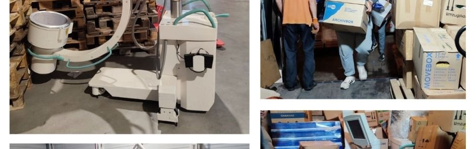 An X-ray machine, medical equipment, medicines, clothes and hygiene products were delivered to Vinnytsia