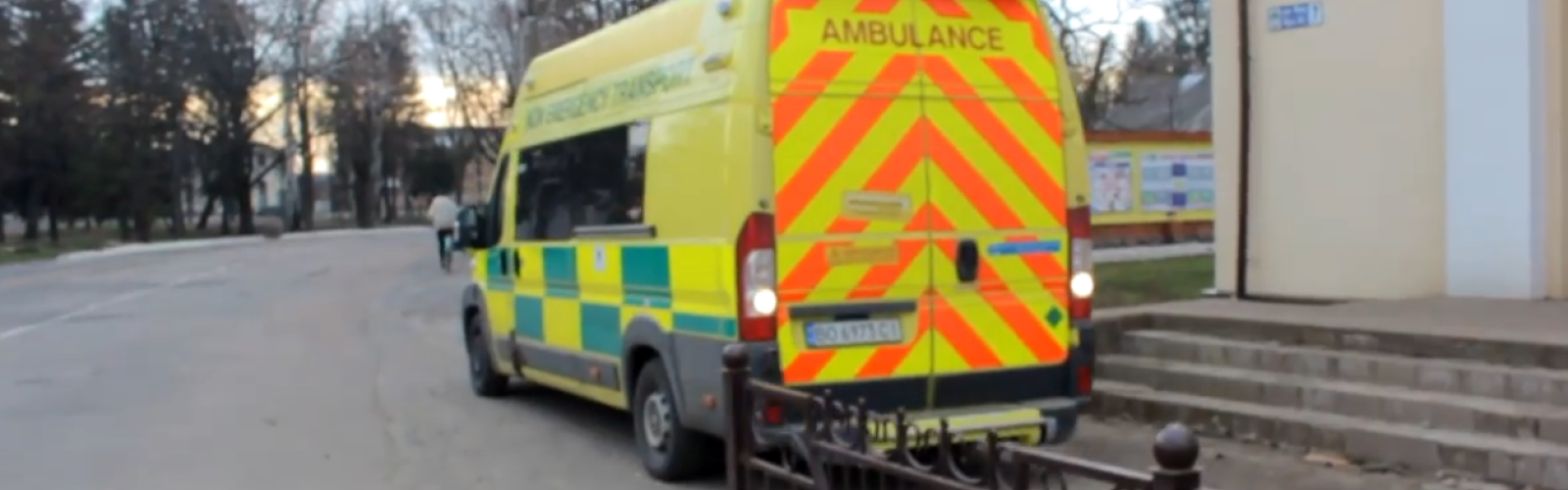 Activists of the Sumy Public Foundation helped deliver an ambulance to Trostyanets
