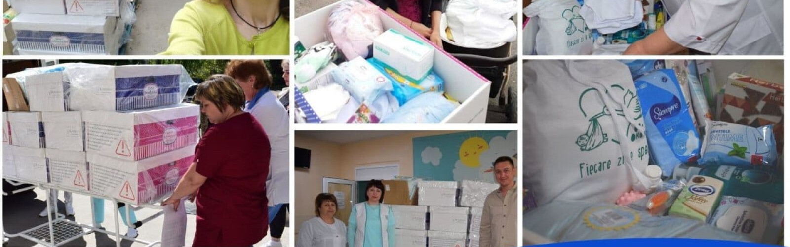 The Podilska Hromada Community Foundation received baby boxes from partners