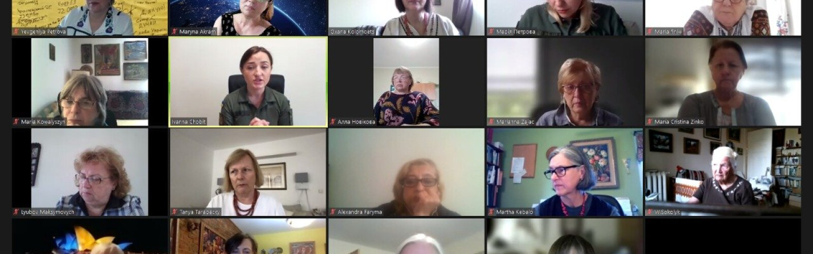 Teleconference of the World Federation of Ukrainian Women's Organizations