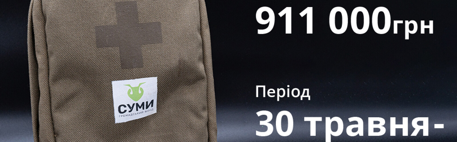 The results of the collection for IFAK tactical first-aid kits for Sumy defenders