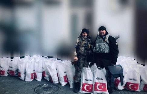 Humanitarian aid from Italy and Turkey