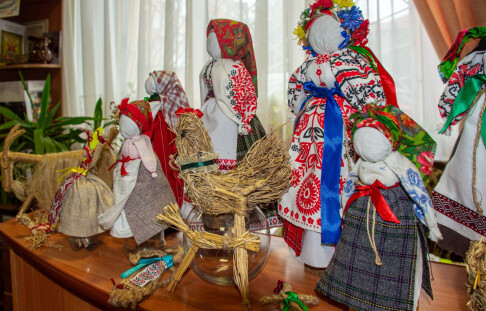 Master-class on making dolls-motanas