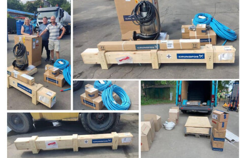 Danish companies handed over equipment to restore water supply in regions affected by hostilities