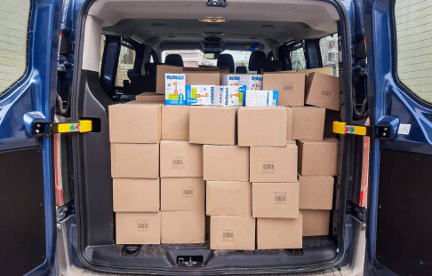 Humanitarian cargo from the East SOS