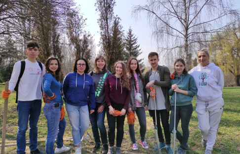 Participants of the network from Rivne organized a rally in their city
