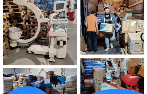 An X-ray machine, medical equipment, medicines, clothes and hygiene products were delivered to Vinnytsia