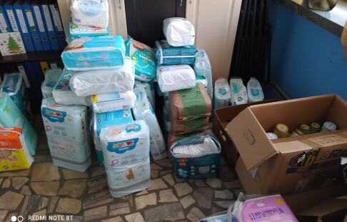 The Berezani community has received humanitarian support from partners.