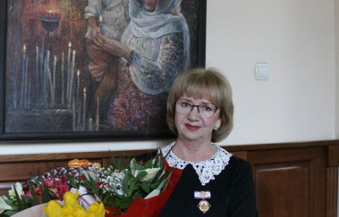 Larysa Polska, Chairman of the Board of the Kherson Community Foundation "Protection", received a high state award - the Order of Princess Olga I degree.