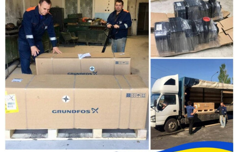The Danish company "Aarsleff" handed over equipment for the restoration of water supply to the Kramatorsk Waterworks